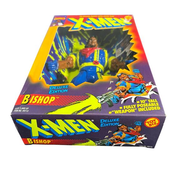 Vintage X-Men Bishop Deluxe Edition 10" Action Figure - Toy Biz 1994 New in Box - Picture 4 of 10